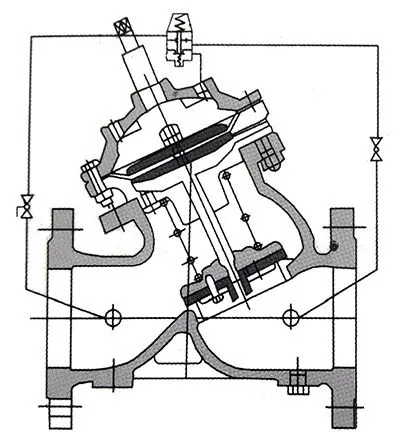 緩閉式止回閥 結(jié)構圖